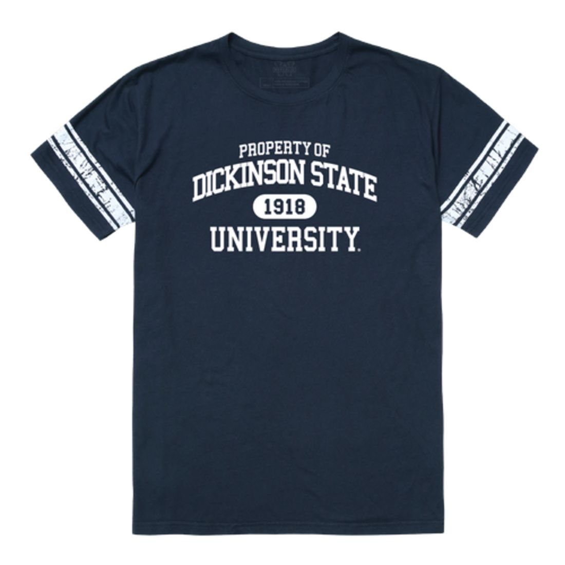 Dickinson State University Blue Hawks Property Football T-Shirt Tee
