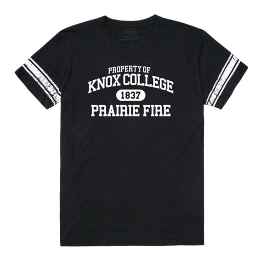 Knox College Prairie Fire Property Football T-Shirt Tee