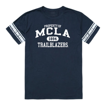 Massachusetts College of Liberal Arts Trailblazers Property Football T-Shirt Tee