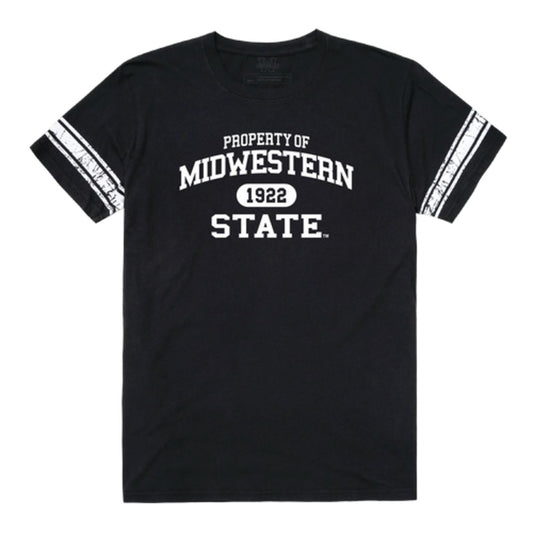 Midwestern State University Mustangs Property Football T-Shirt Tee