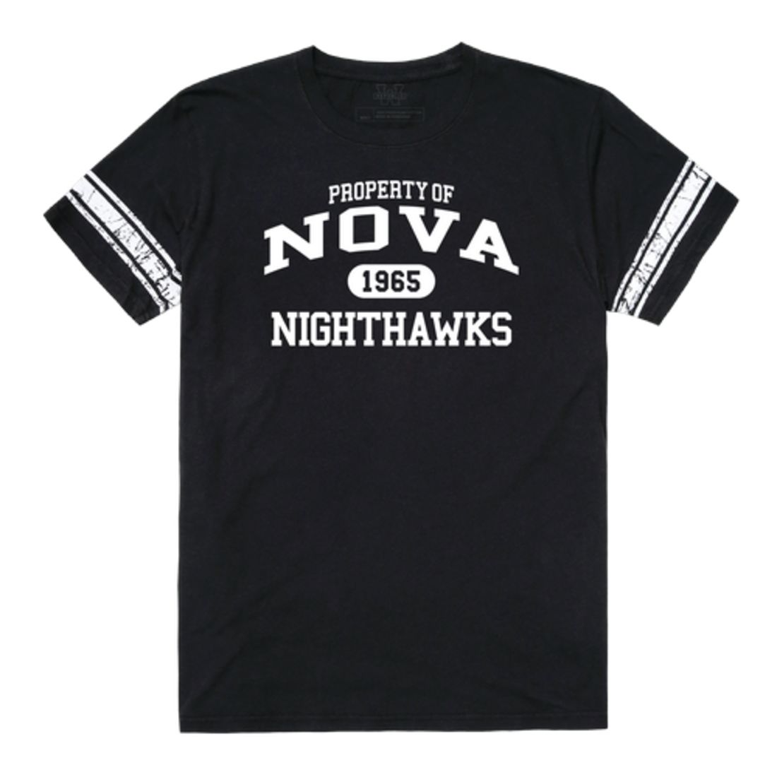 Northern Virginia Community College Nighthawks Property Football T-Shirt Tee
