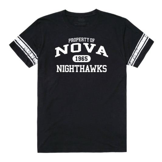 Northern Virginia Community College Nighthawks Property Football T-Shirt Tee
