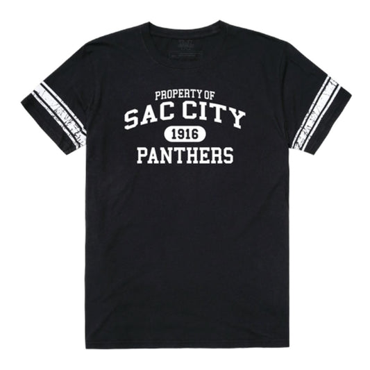 Sacramento City College Panthers Property Football T-Shirt Tee