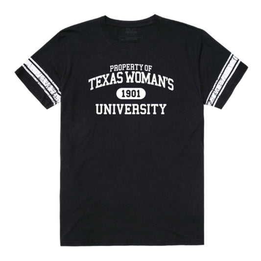 Texas Woman's University Pioneers Property Football T-Shirt Tee
