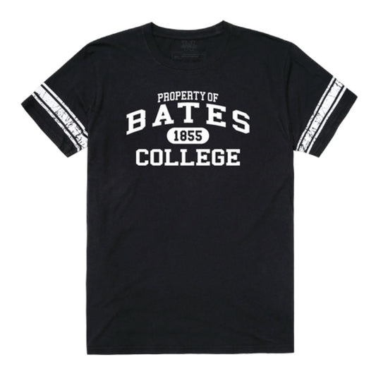 Bates College Bobcats Property Football T-Shirt Tee