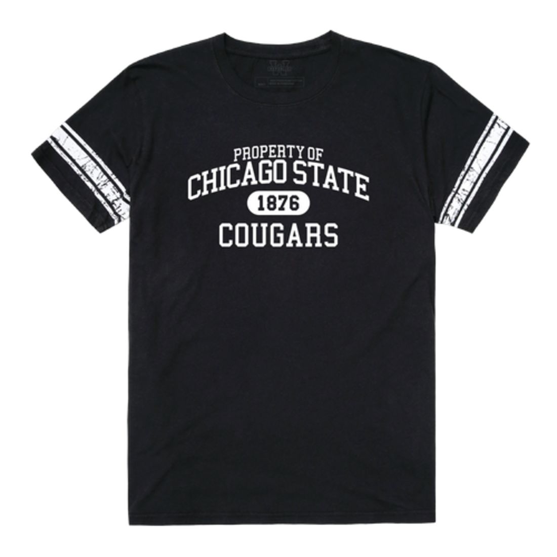 Chicago State University Cougars Property Football T-Shirt Tee