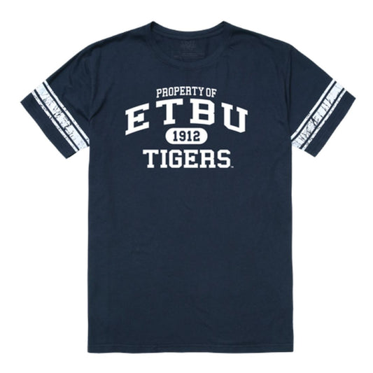 East Texas Baptist University Tigers Property Football T-Shirt Tee