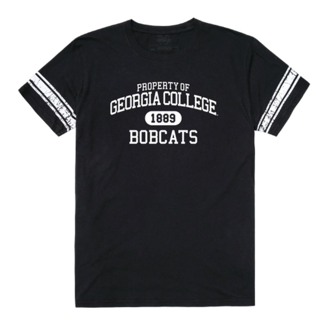 Georgia College and State University Bobcats Property Football T-Shirt Tee