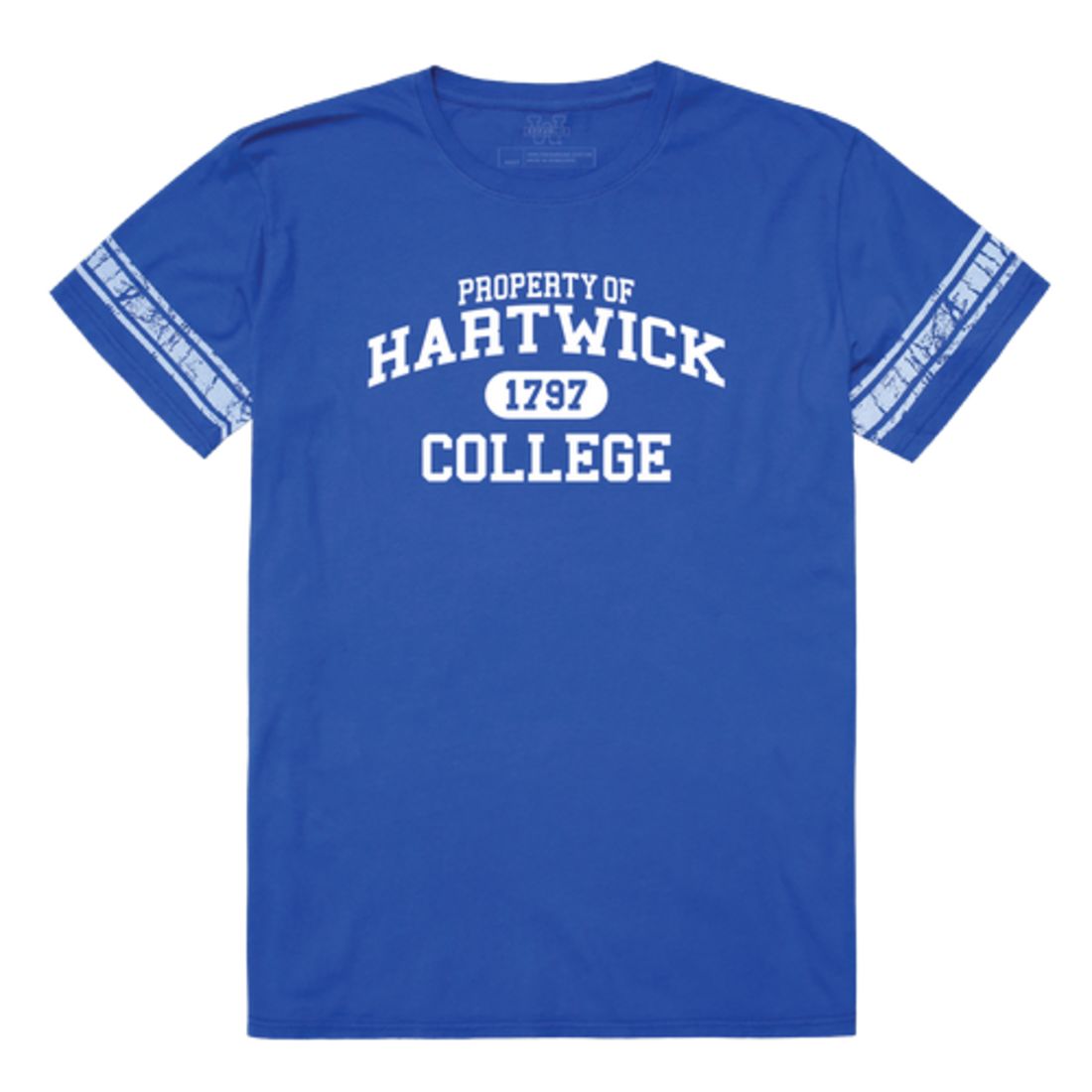 Hartwick College Hawks Property Football T-Shirt Tee