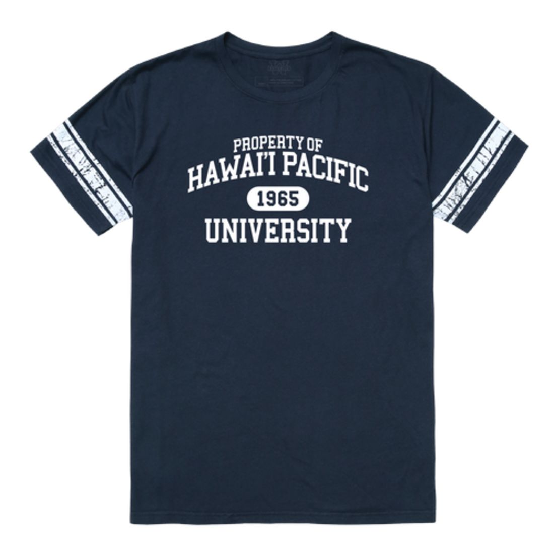 Hawaii Pacific University Sharks Property Football T-Shirt Tee