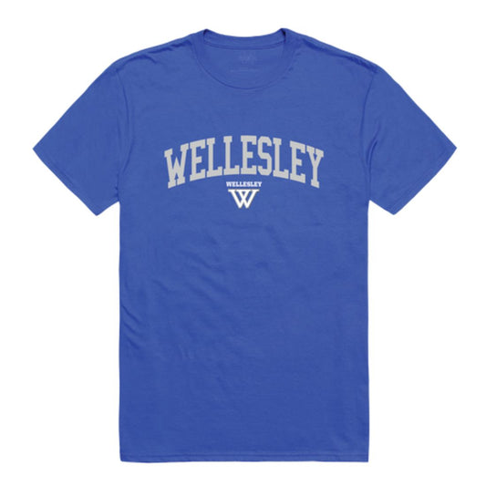 Wellesley College Blue Collegiate T-Shirt Tee