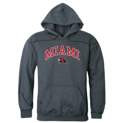 Miami University RedHawks Campus Fleece Hoodie Sweatshirts