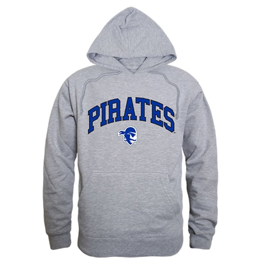 Seton Hall University Pirates Campus Hoodie Sweatshirt Heather Grey-Campus-Wardrobe