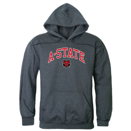 Arkansas State University Red Wolves Campus Fleece Hoodie Sweatshirts