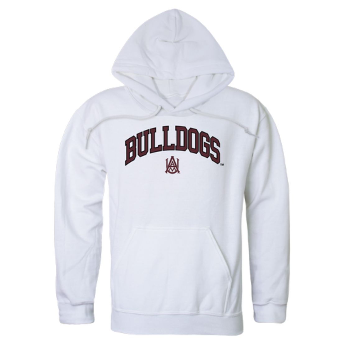 Alabama A&M Bulldogs Campus Fleece Hoodie Sweatshirts