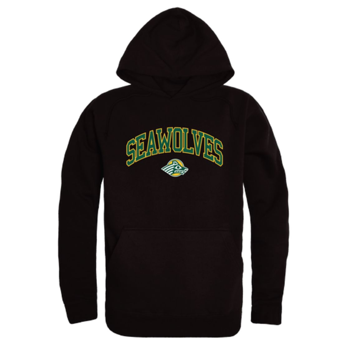 Alaska Anchorage Sea Wolves Campus Fleece Hoodie Sweatshirts