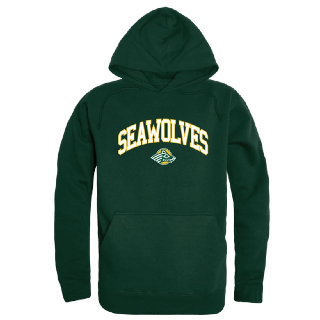 Alaska Anchorage Sea Wolves Campus Fleece Hoodie Sweatshirts