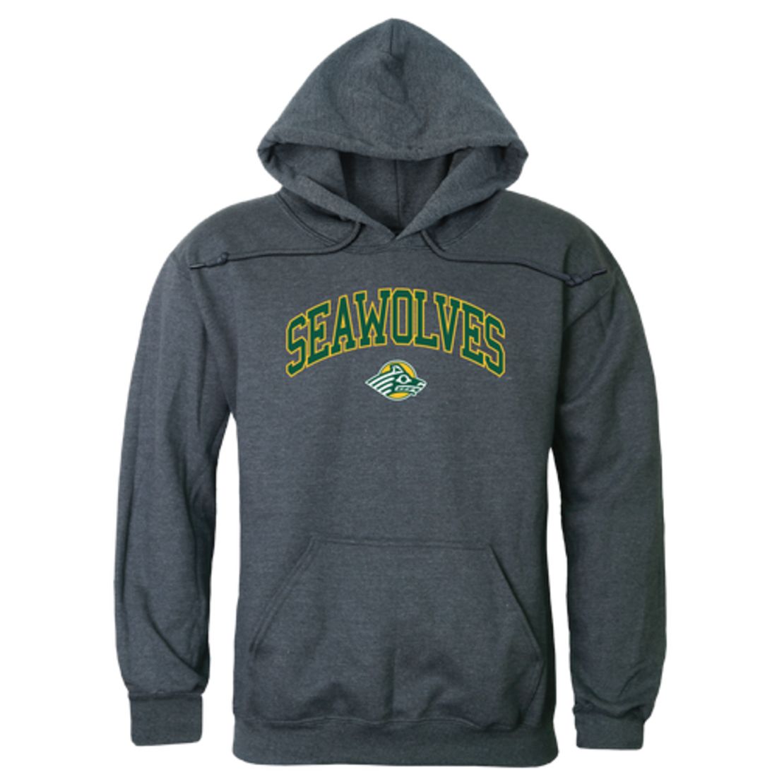 Alaska Anchorage Sea Wolves Campus Fleece Hoodie Sweatshirts