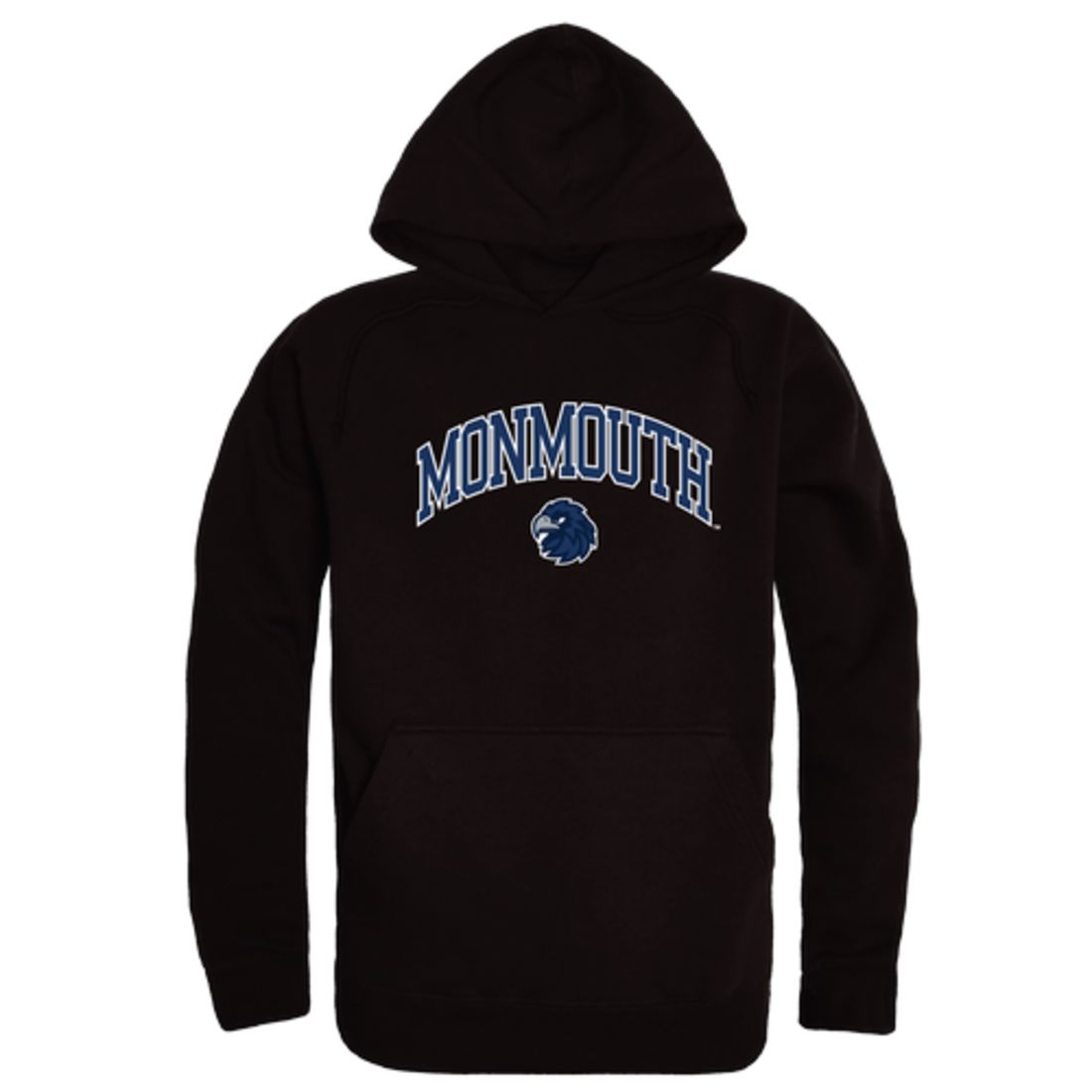 Monmouth Hawks Campus Fleece Hoodie Sweatshirts