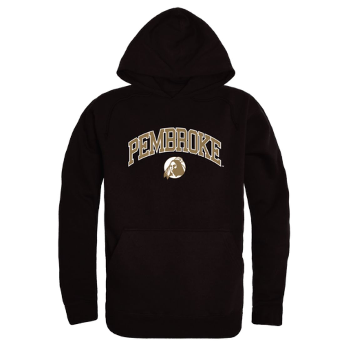 UNC Pembroke Braves Campus Fleece Hoodie Sweatshirts