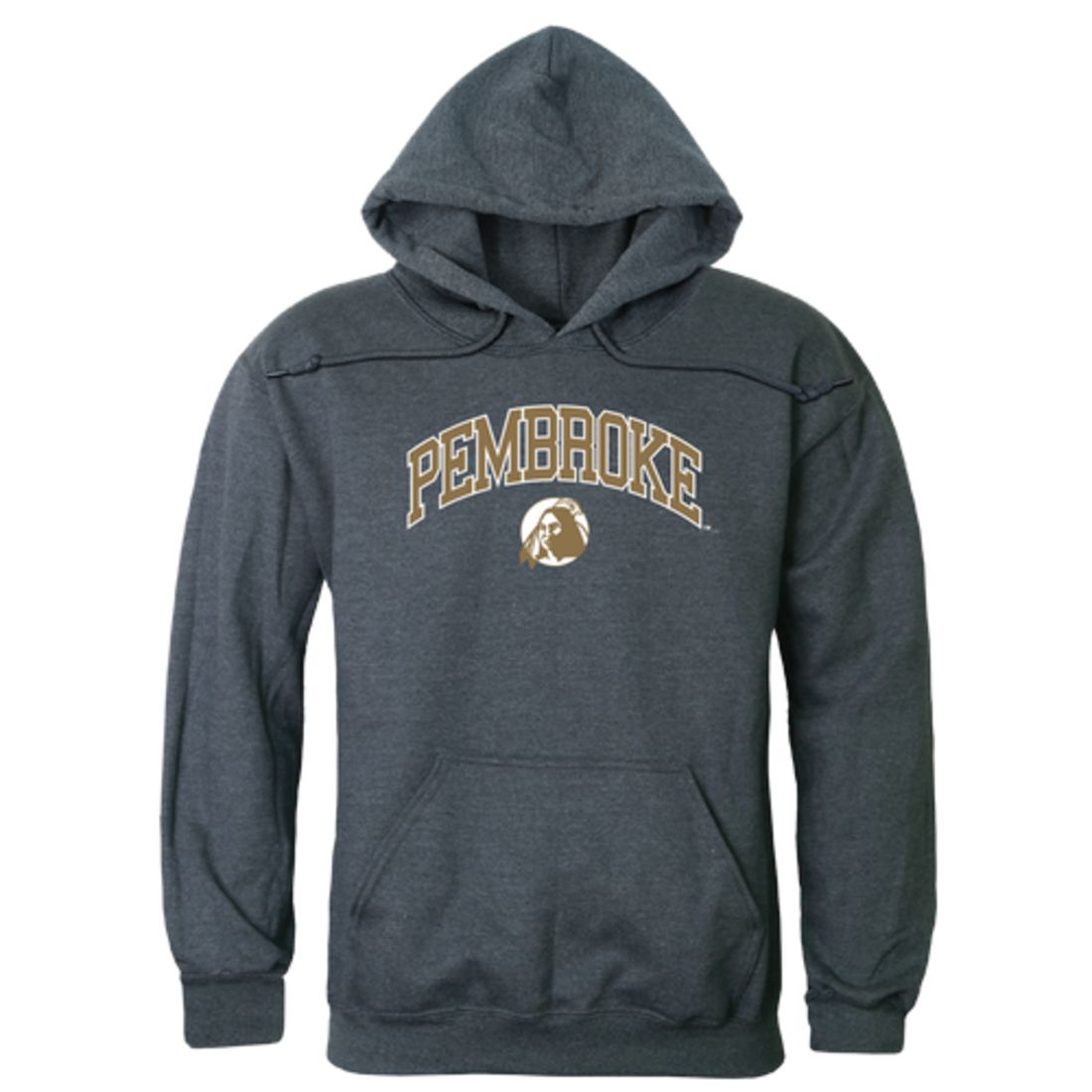 UNC Pembroke Braves Campus Fleece Hoodie Sweatshirts