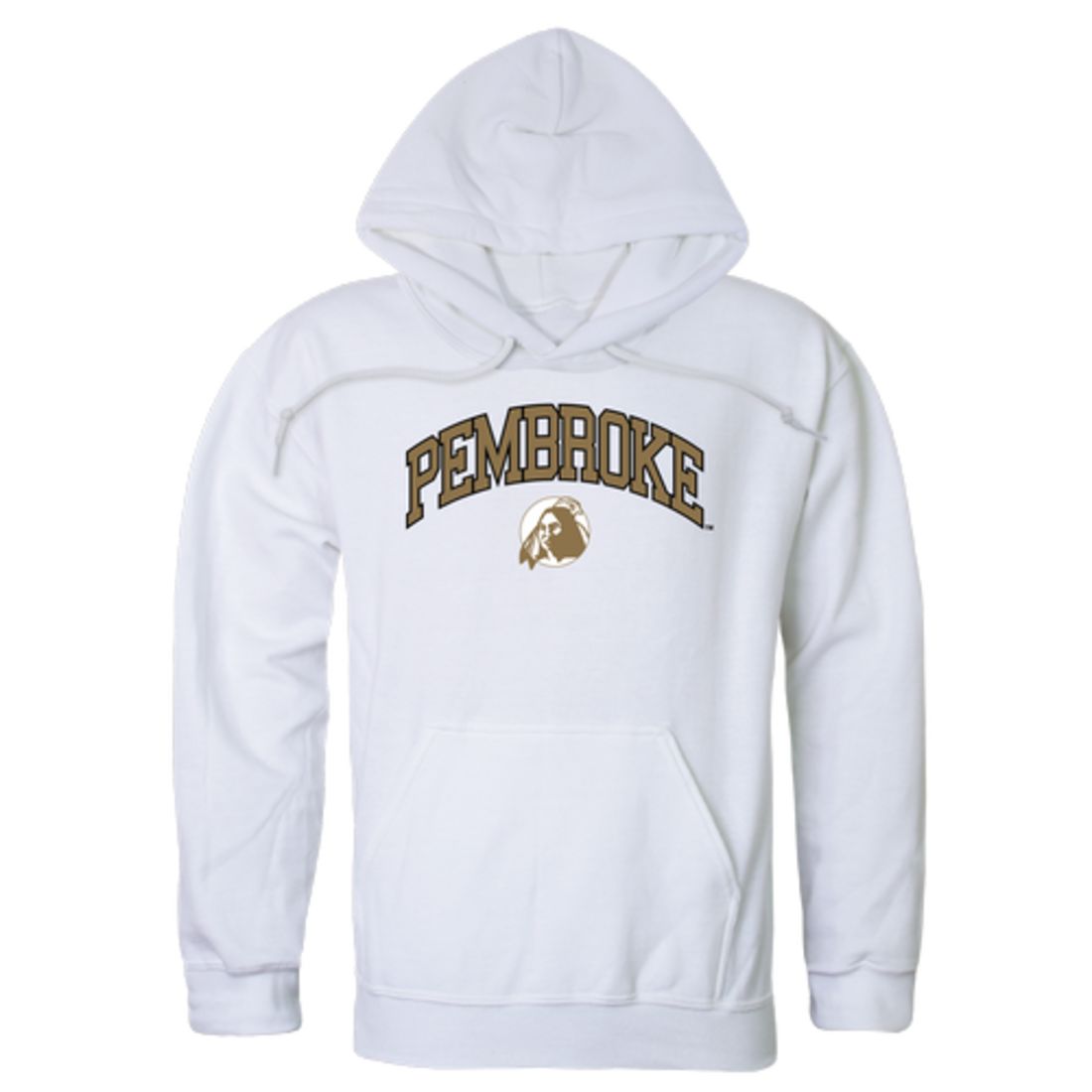 UNC Pembroke Braves Campus Fleece Hoodie Sweatshirts