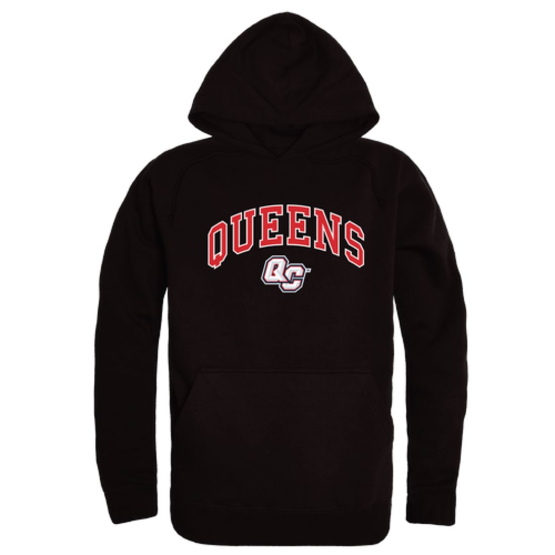 Queens College Knights Campus Fleece Hoodie Sweatshirts