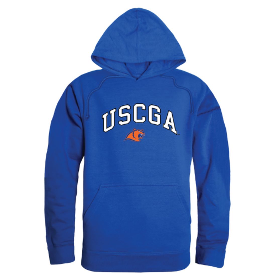 US Coast Guard A Bears Campus Fleece Hoodie Sweatshirts