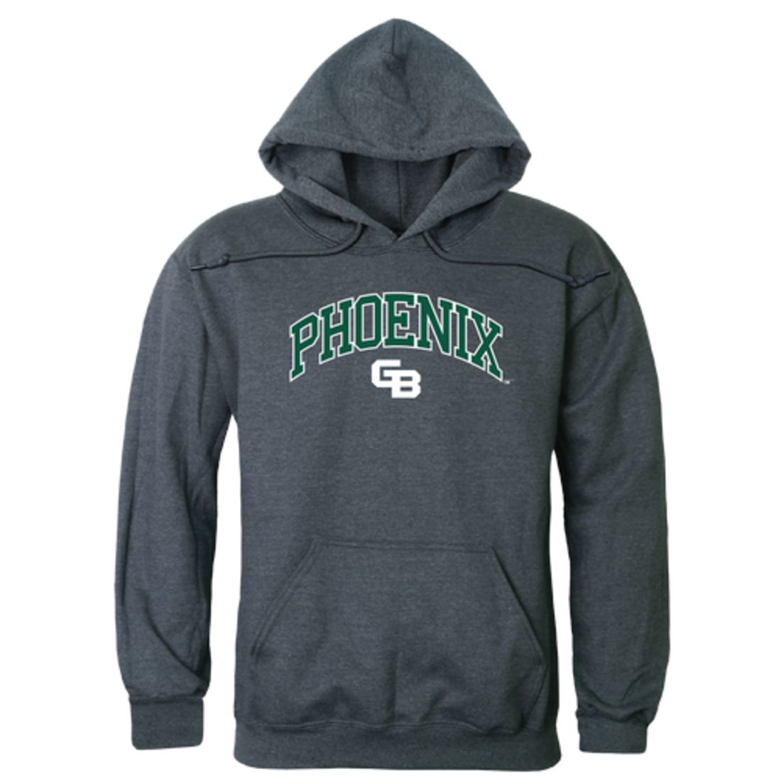 Wiscons Green Bay Phoenix Campus Fleece Hoodie Sweatshirts