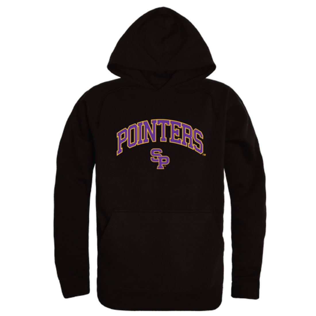 Wisc Stevens Point Pointers Campus Fleece Hoodie Sweatshirts