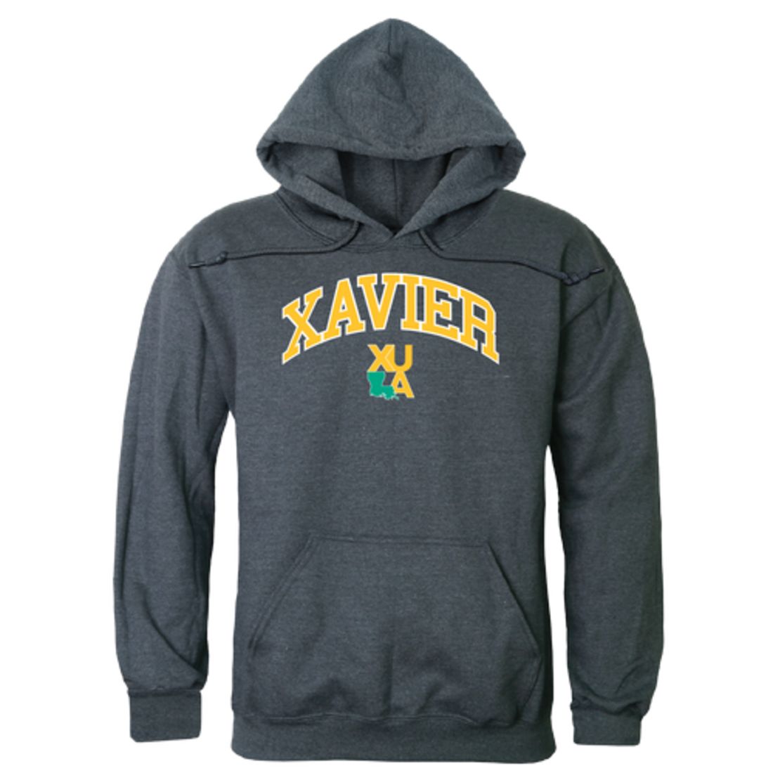 Xavier University of Louisiana 0 Campus Fleece Hoodie Sweatshirts