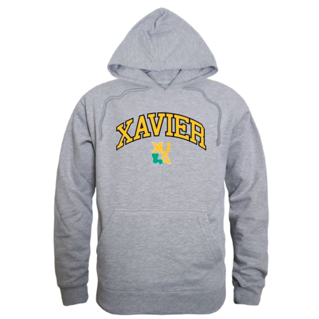 Xavier University of Louisiana 0 Campus Fleece Hoodie Sweatshirts