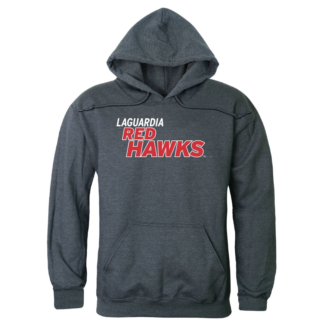 LaGuardia Community College Red Hawks Campus Fleece Hoodie Sweatshirts