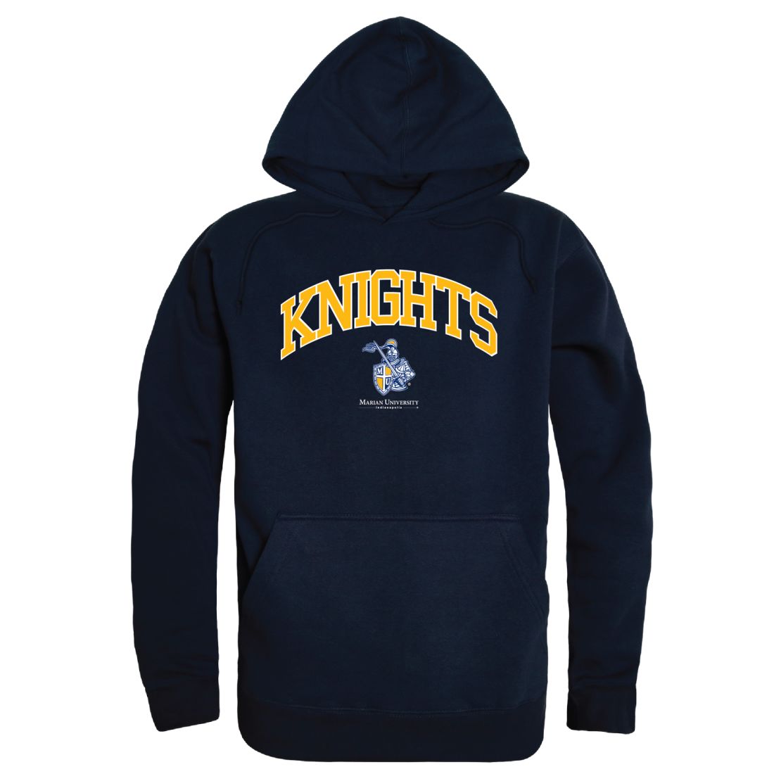 Marian University (IN) Knights Campus Fleece Hoodie Sweatshirts