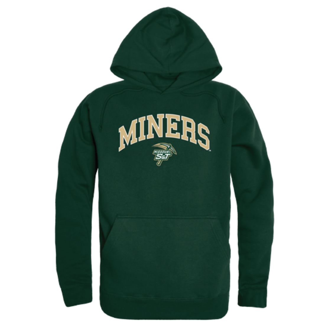 Missouri University of Science and Technology Miners Campus Fleece Hoodie Sweatshirts