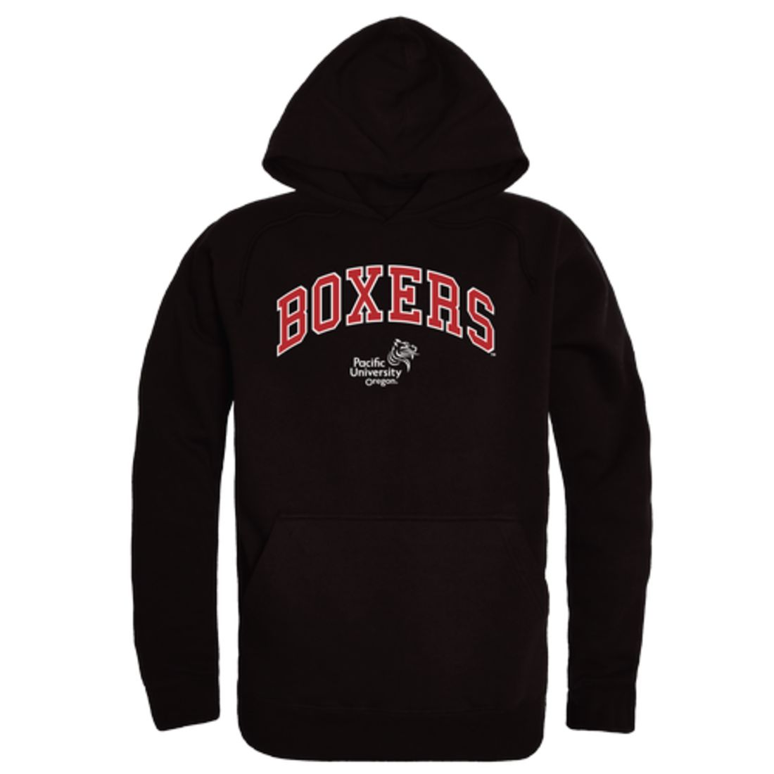 Pacific University Boxers Campus Fleece Hoodie Sweatshirts