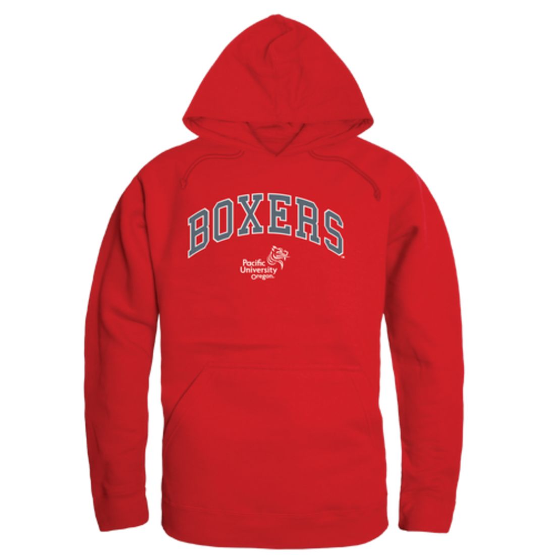 Pacific University Boxers Campus Fleece Hoodie Sweatshirts