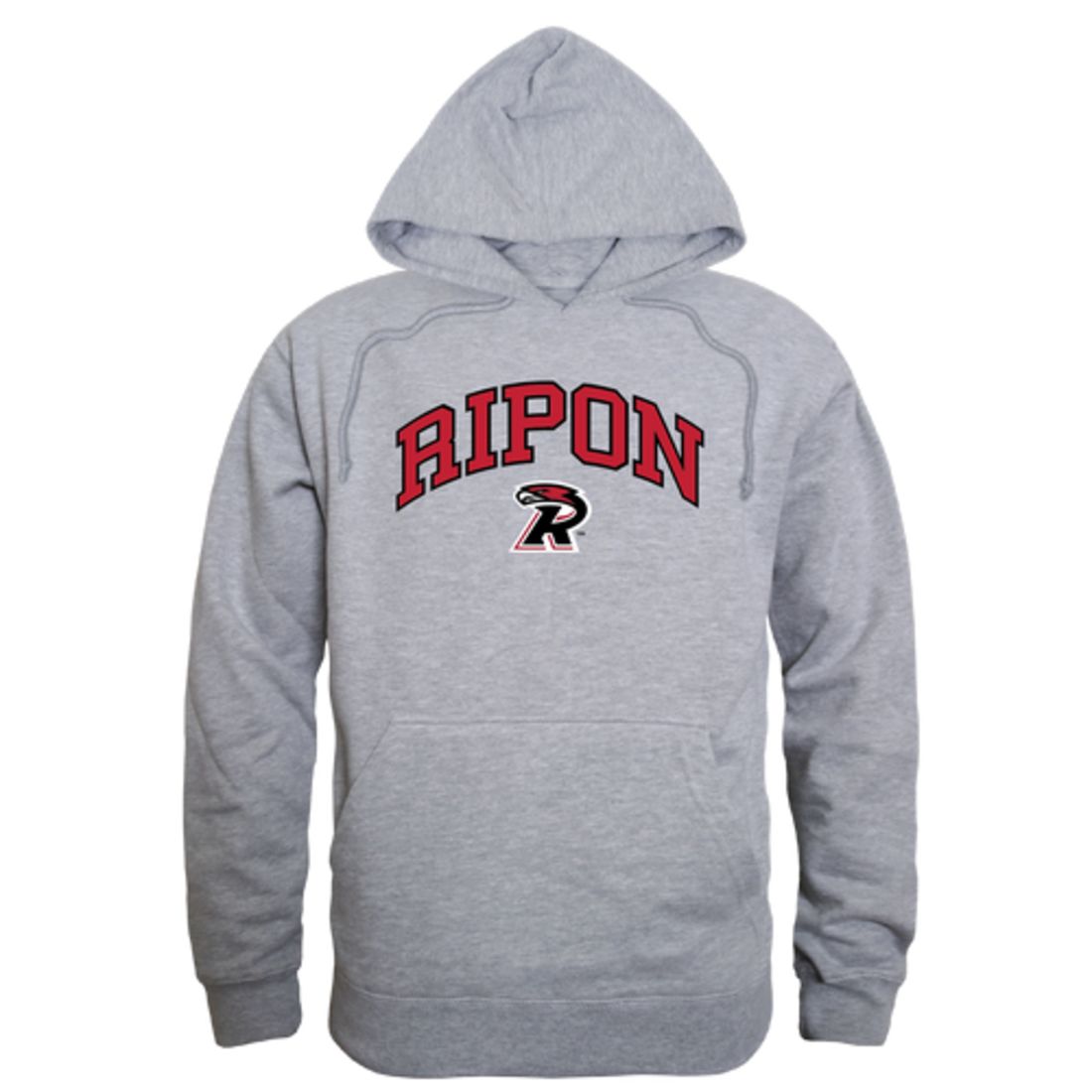 Ripon-College-Red-Hawks-Campus-Fleece-Hoodie-Sweatshirts