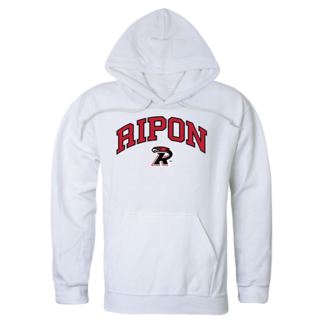 Ripon-College-Red-Hawks-Campus-Fleece-Hoodie-Sweatshirts