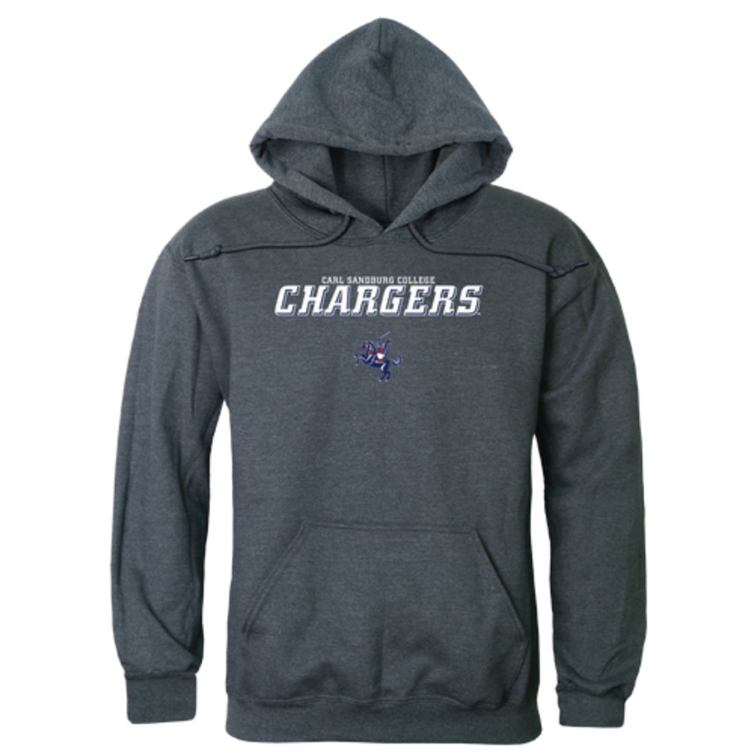 Carl Sandburg College Chargers Campus Fleece Hoodie Sweatshirts