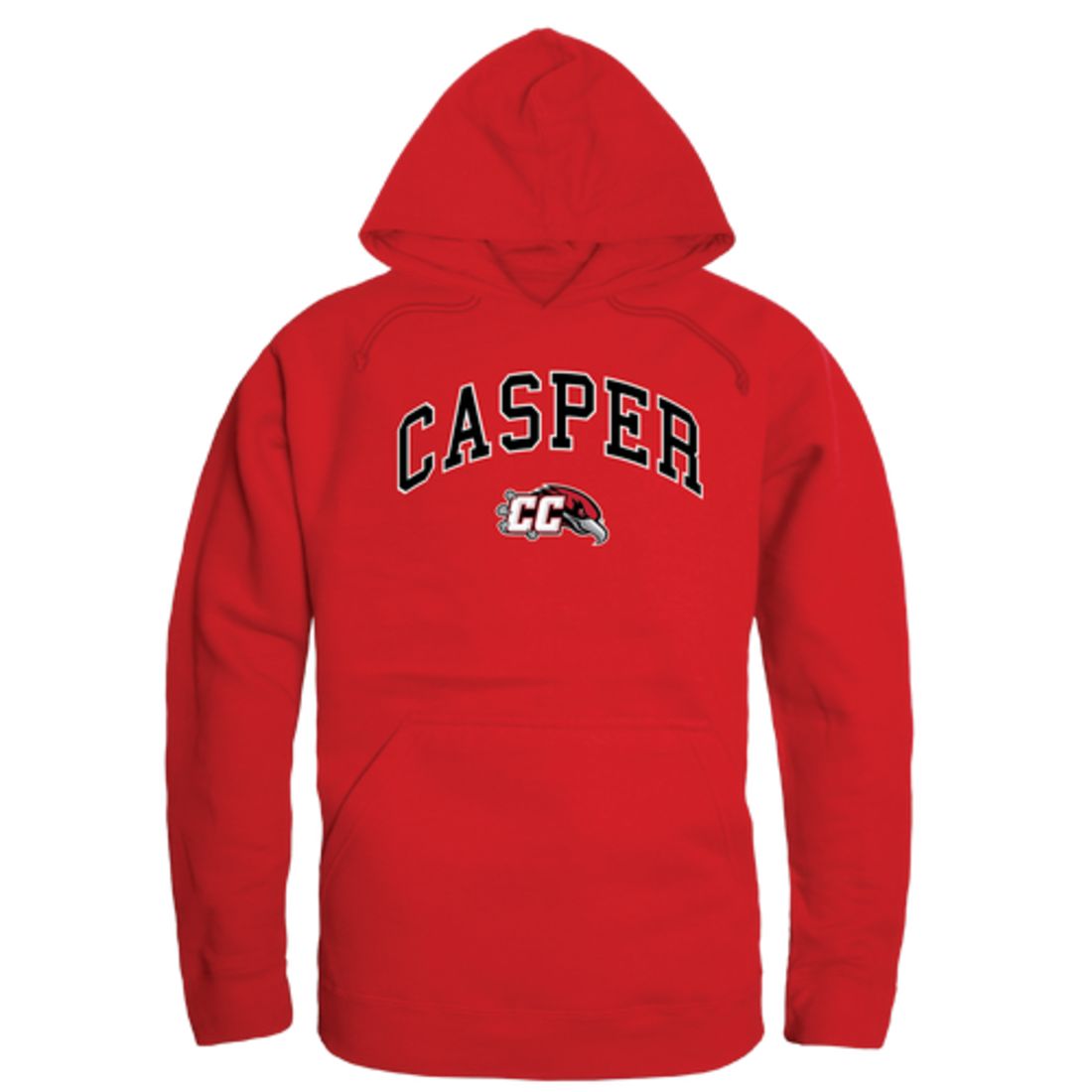 Casper College Thunderbirds Campus Fleece Hoodie Sweatshirts