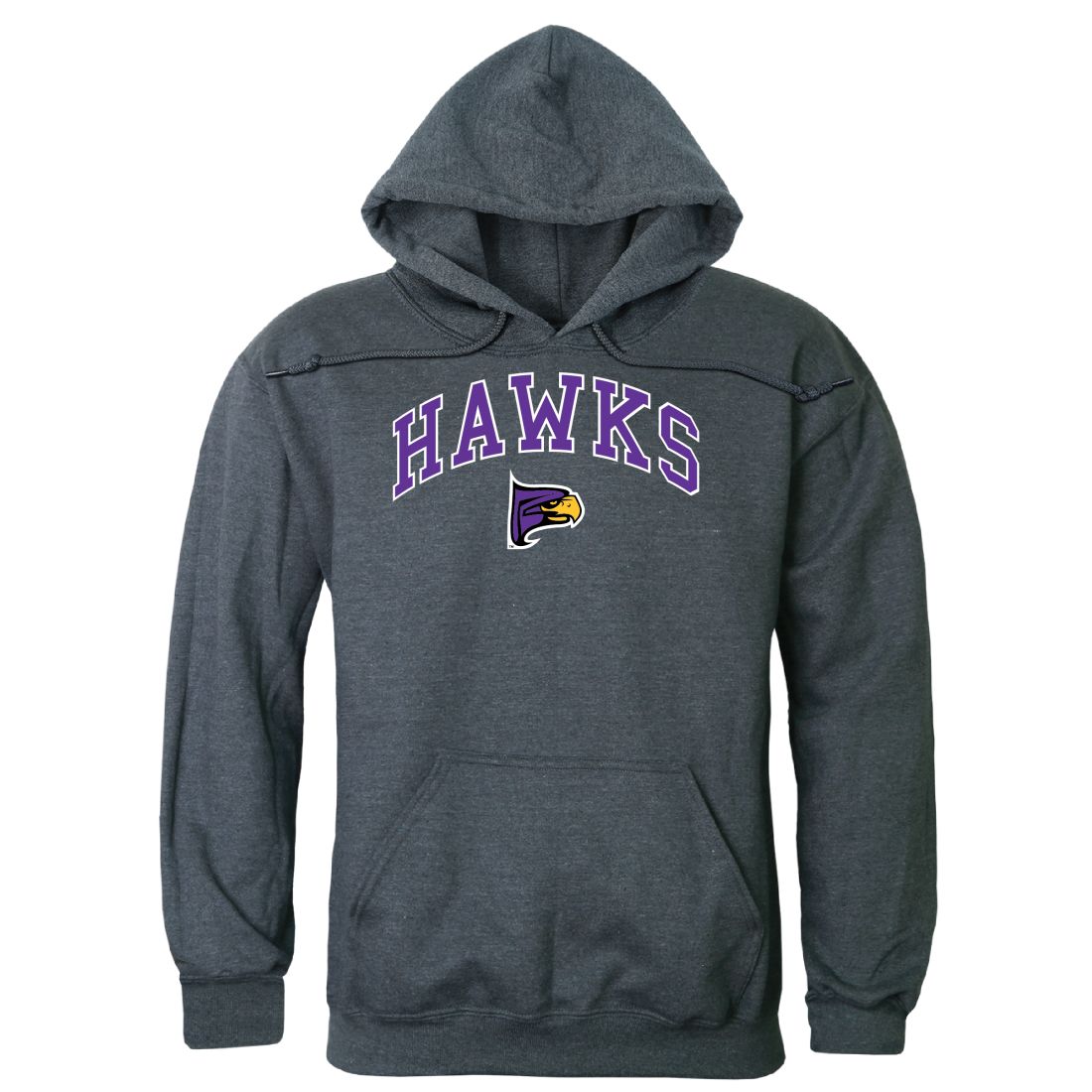 Hunter College Hawks Campus Fleece Hoodie Sweatshirts