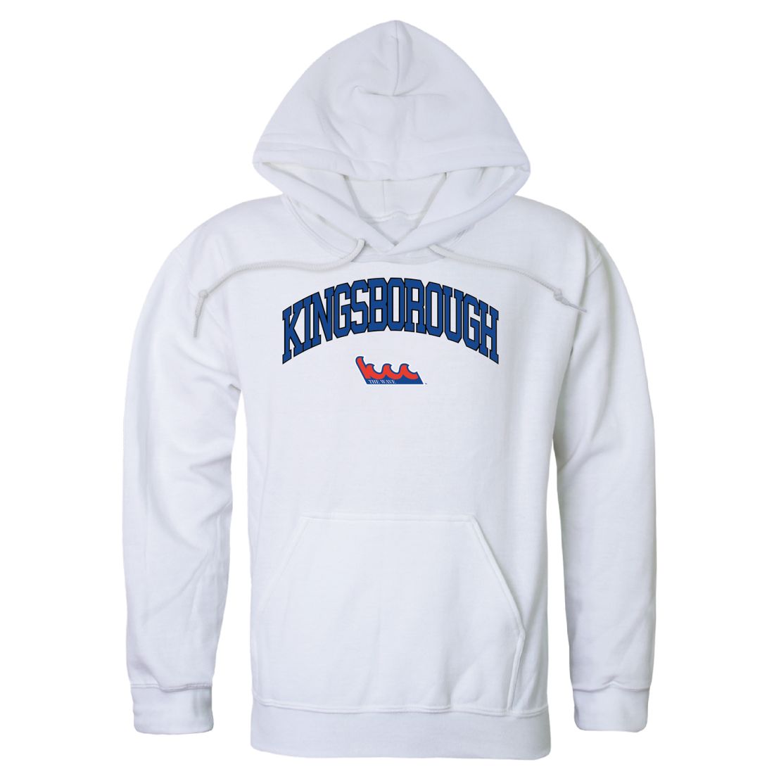 Kingsborough Community College The Wave Campus Fleece Hoodie Sweatshirts