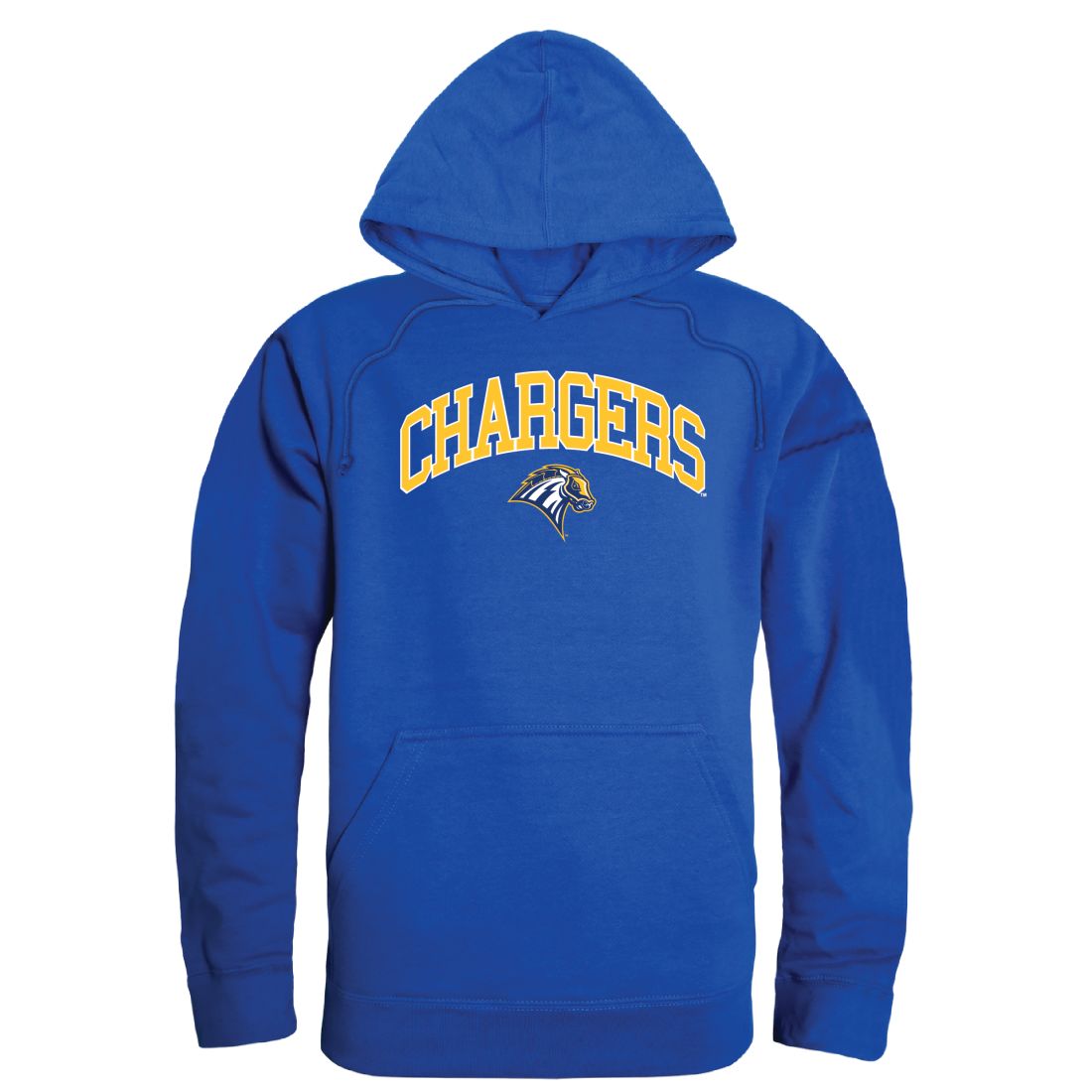 University of New Haven Chargers Campus Fleece Hoodie Sweatshirts