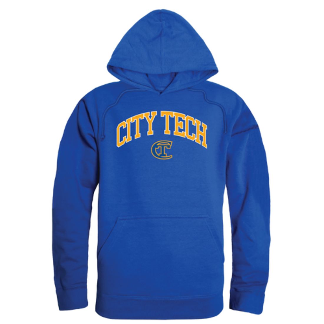 New York City College of Technology Yellow Jackets Campus Fleece Hoodie Sweatshirts