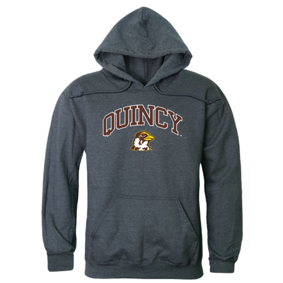 Quincy University Hawks Campus Fleece Hoodie Sweatshirts