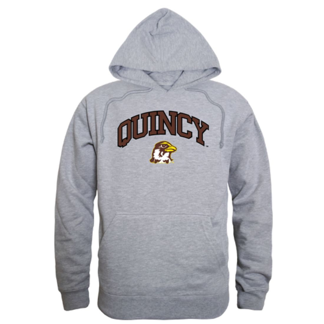 Quincy University Hawks Campus Fleece Hoodie Sweatshirts