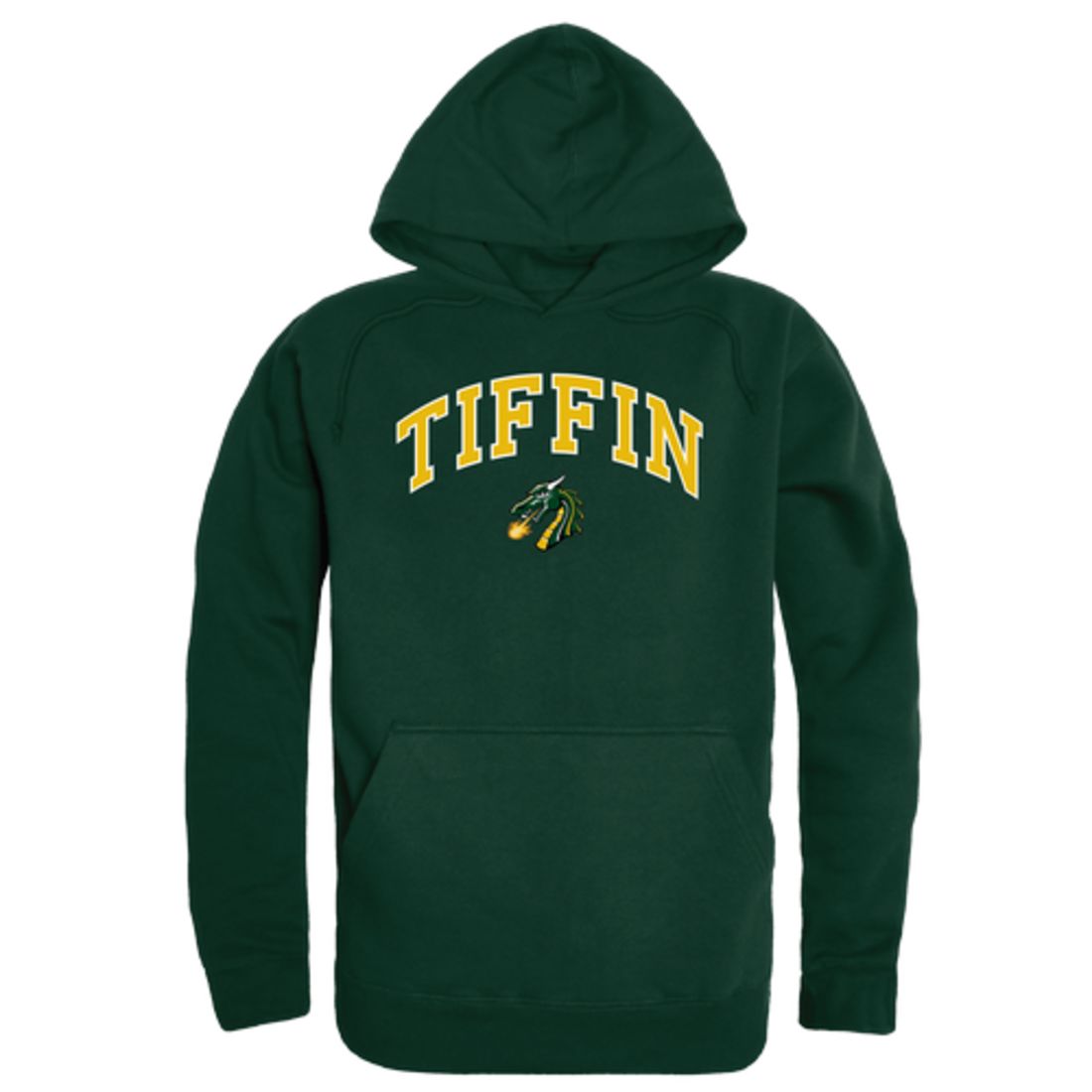 Tiffin University Dragons Campus Fleece Hoodie Sweatshirts