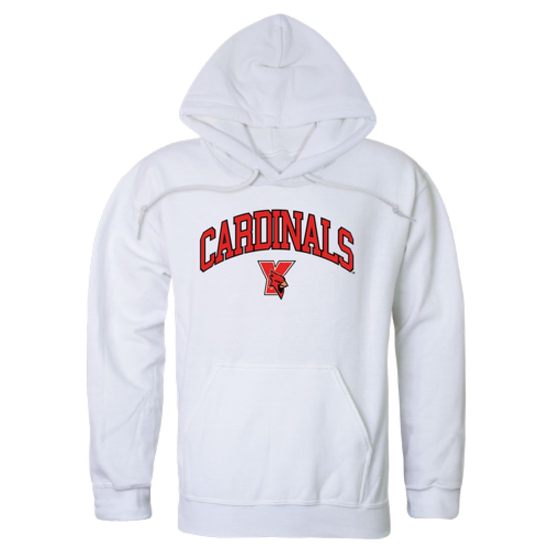 York College Cardinals Campus Fleece Hoodie Sweatshirts