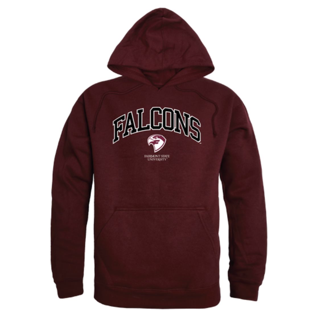 Fairmont State University Falcons Campus Fleece Hoodie Sweatshirts